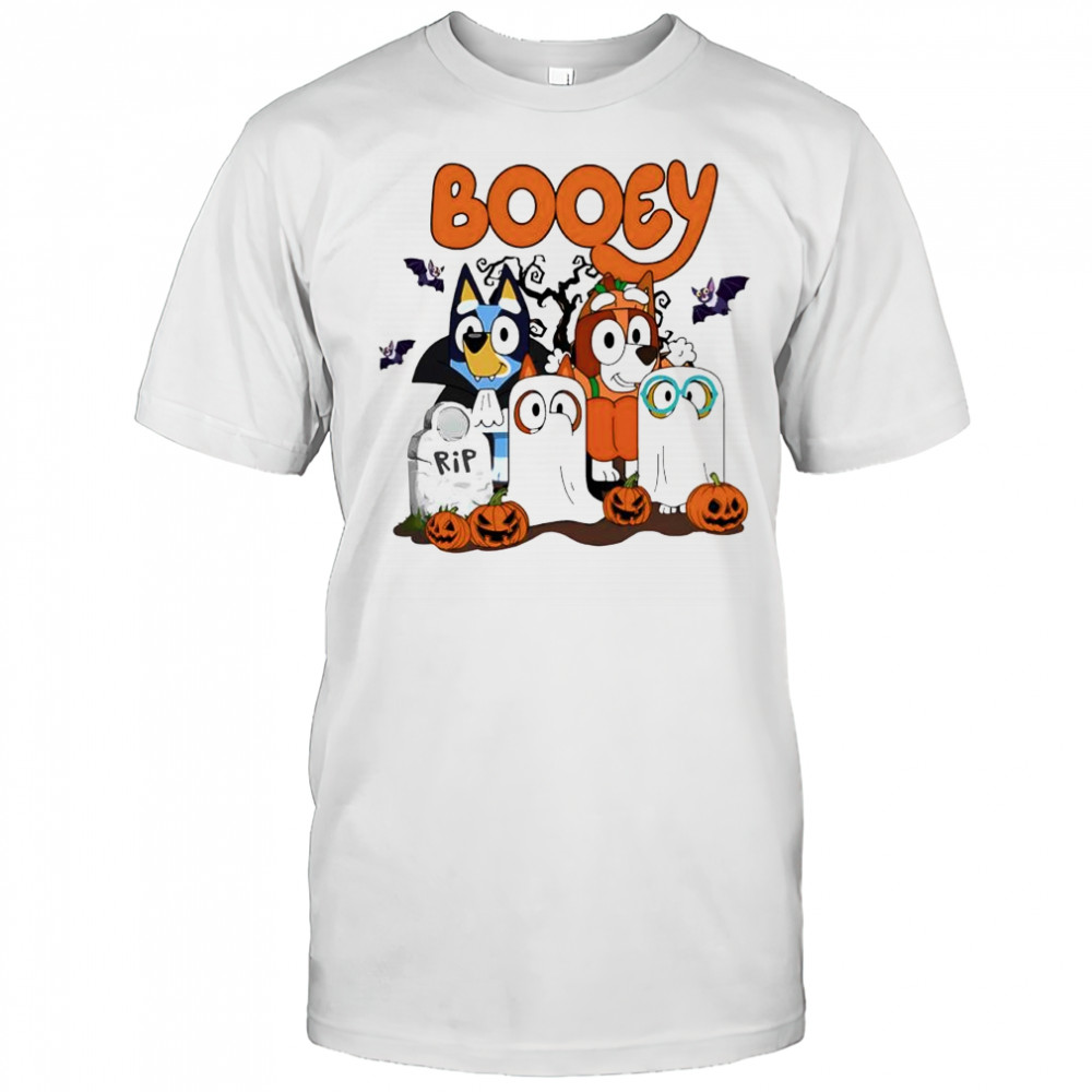 Happy Halloween Booey Rip ghost dog shirt