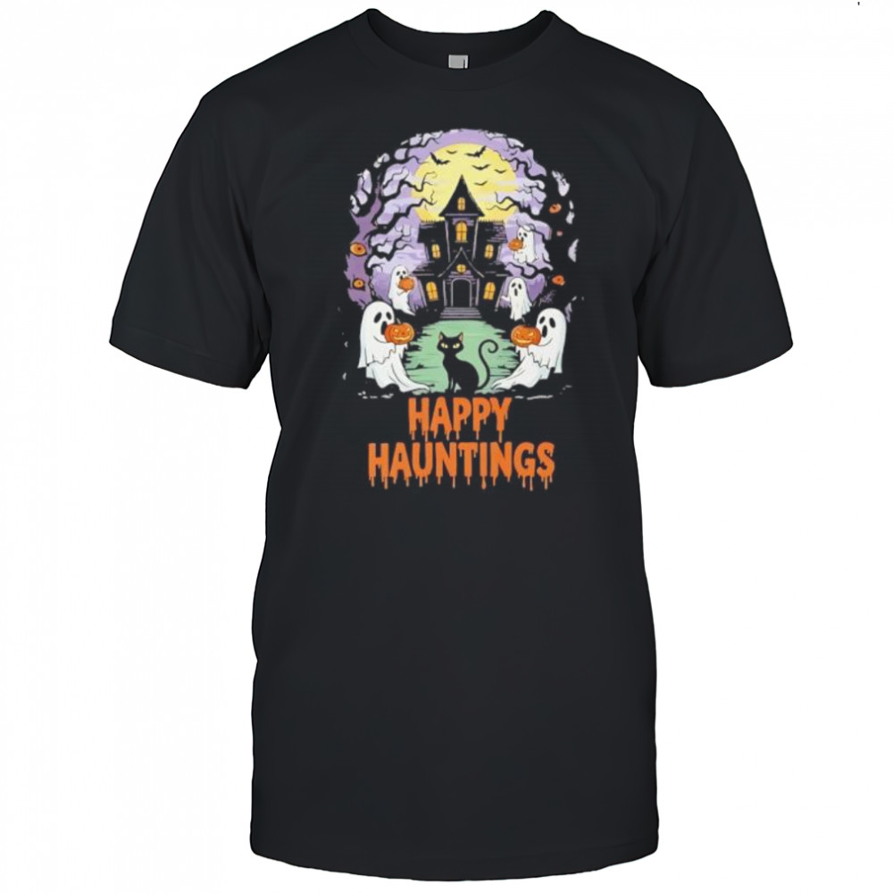 Happy Hauntings Halloween 2025 shirt