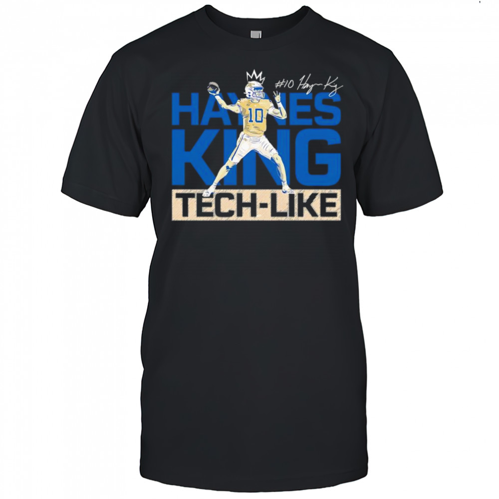 Haynes King Georgia Tech Yellow Jackets Tech-like shirt