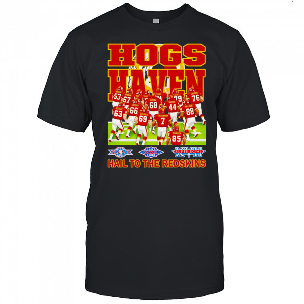 Hogs haven hail to the Redskins shirt