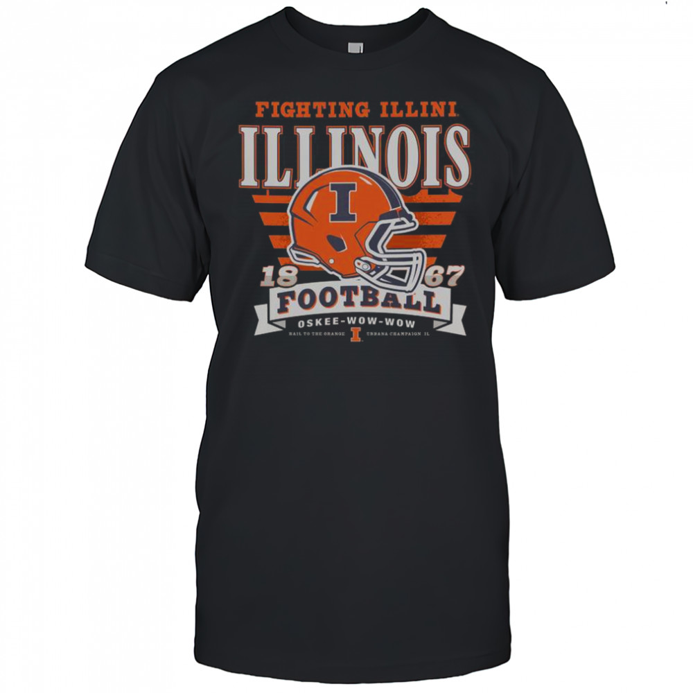 Illinois Fighting Illini Stripe Splash T-Shirt