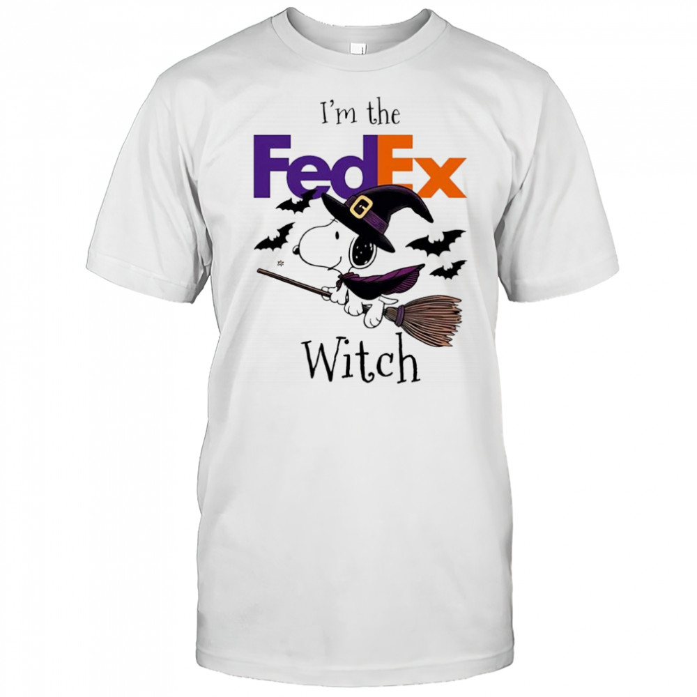 I’m the FedEx Snoopy Witch Halloween shirt