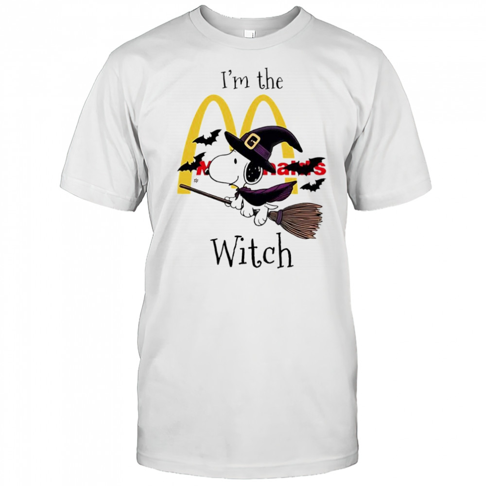 I’m the Mc Donald’s Snoopy Witch Halloween shirt