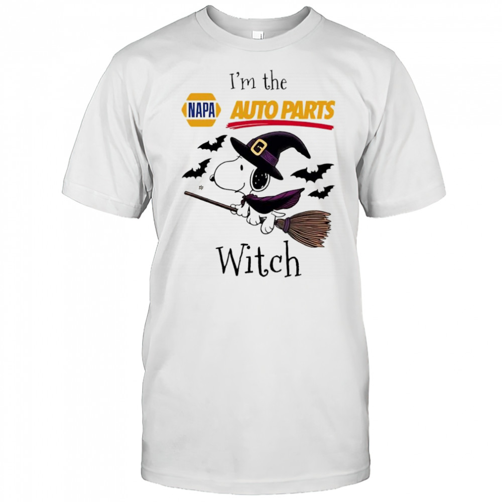 I’m the NaPa Auto Parts Snoopy Witch Halloween shirt