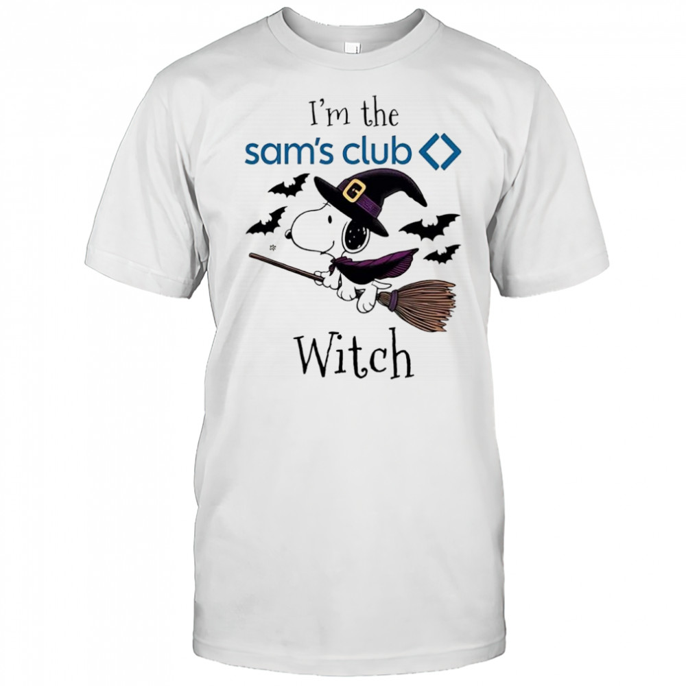 I’m the Sam’s club Snoopy Witch Halloween shirt