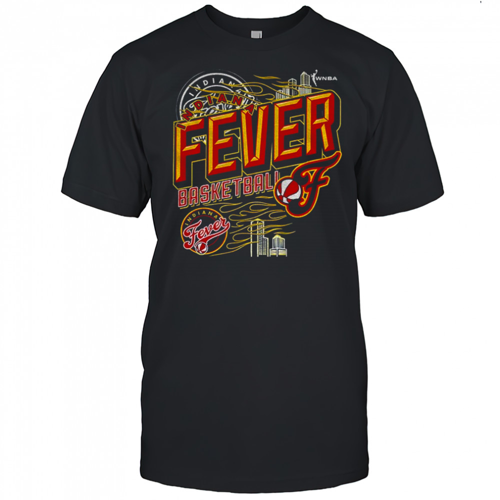 Indiana Fever Basketball WNBA City Skyline 2025 shirt