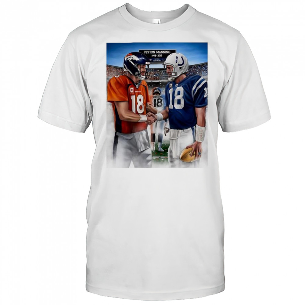 Indianapolis Colts vs Denver Broncos NLF Peyton Manning number 18 shirt