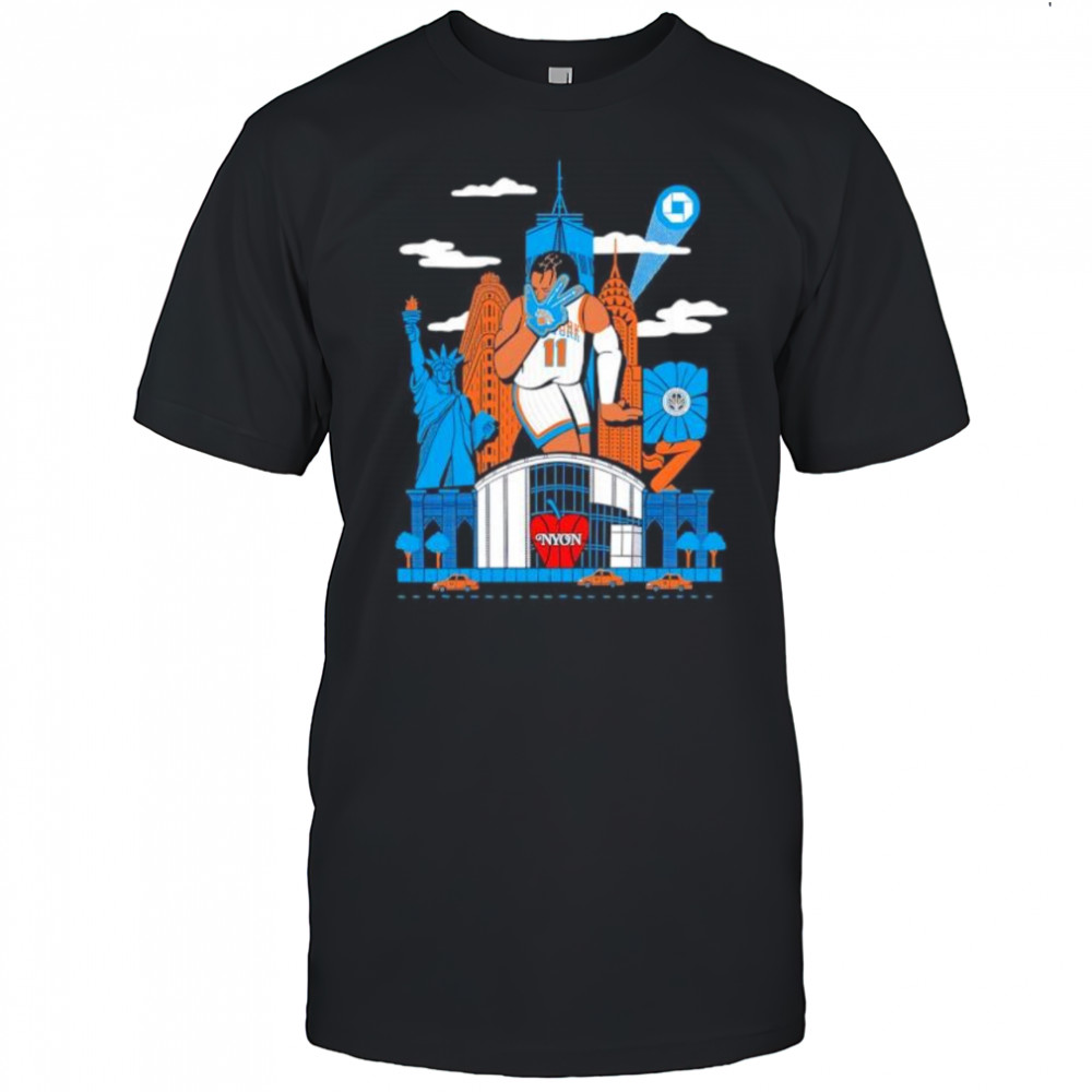 Jalen Brunson New York Knicks City NYON art shirt