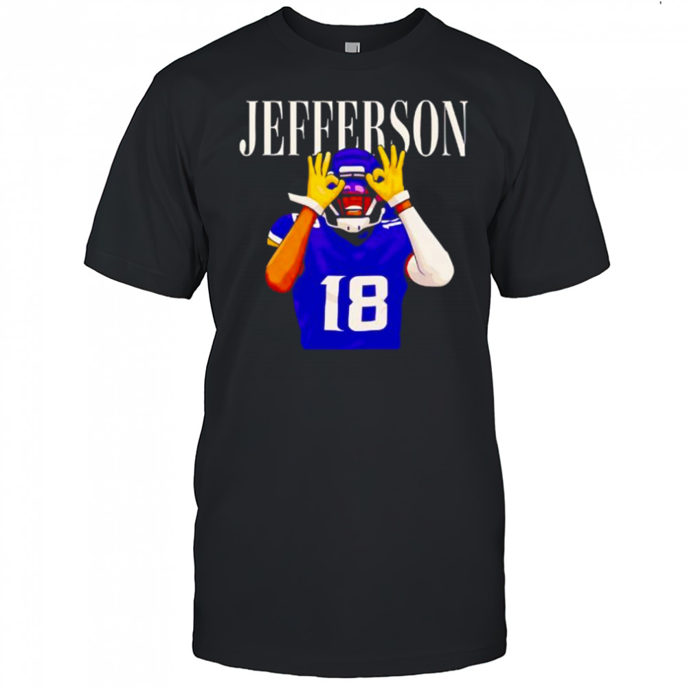 Jefferson 18 Vikings Football Player Graphic shirt