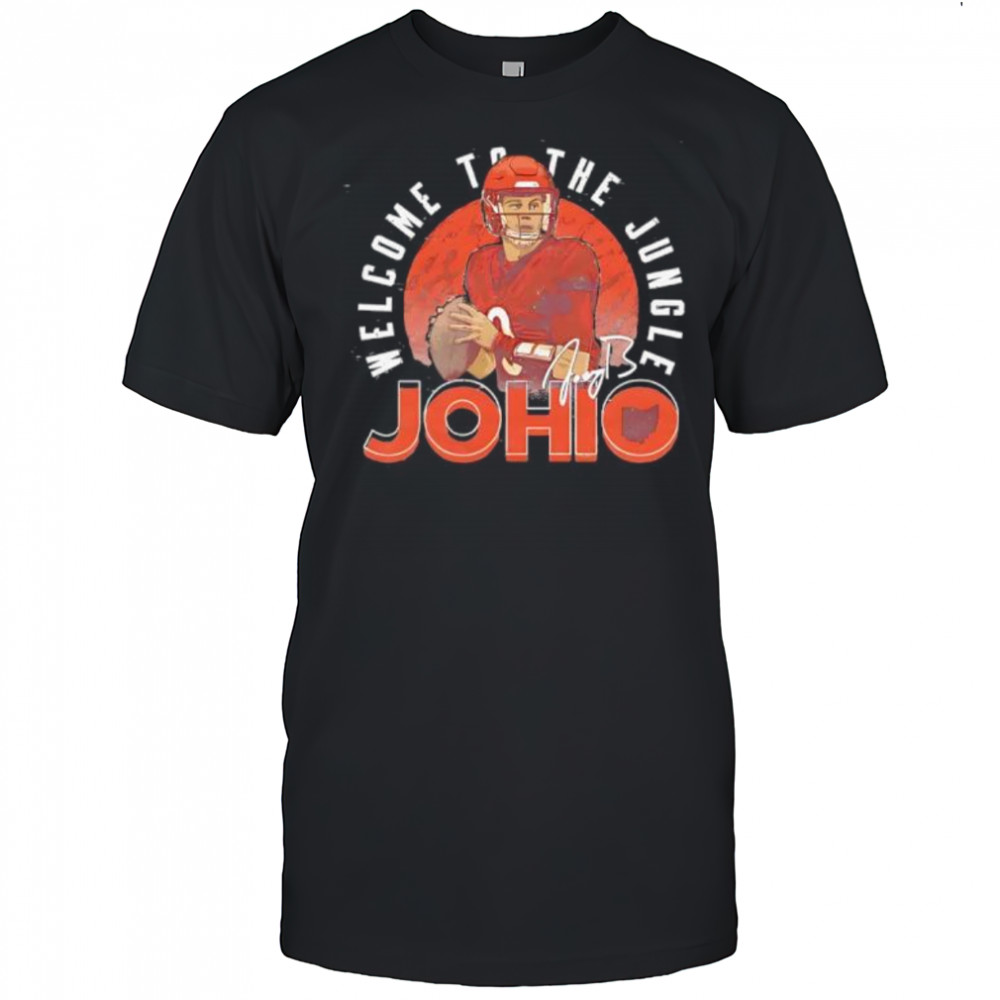 Joe Burrow Cincinnati JOHIO signature shirt