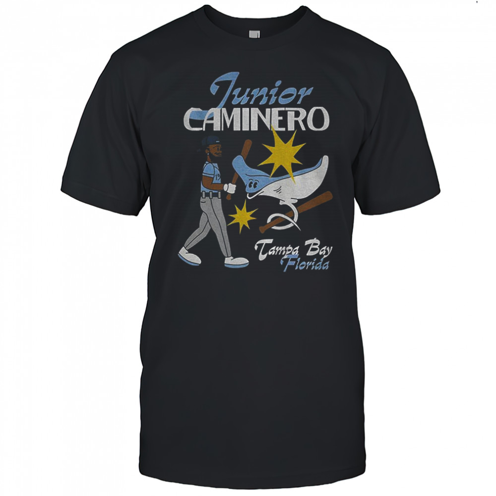 Junior Caminero Tampa Bay Rays Baseball MLB Tampa Bay Florida summer cartoon shirt