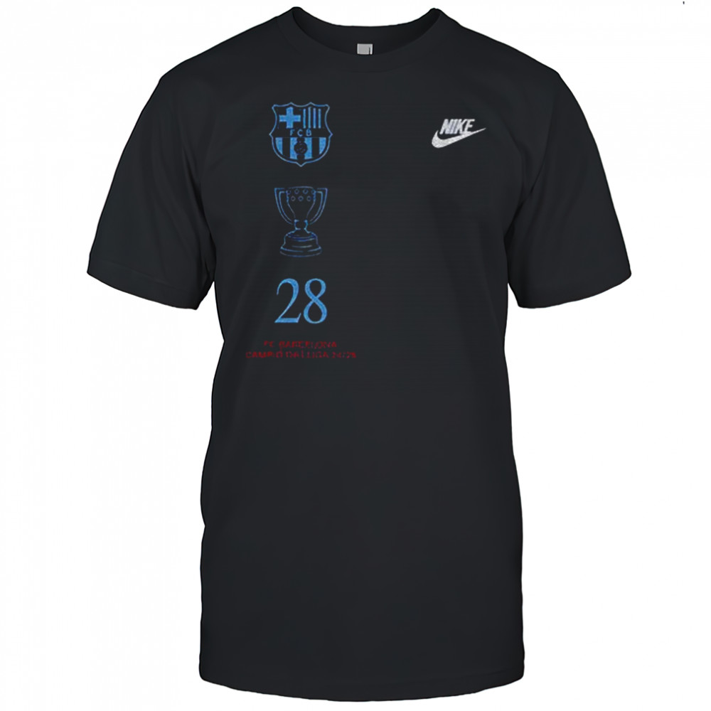 La Liga winners 2025 Barcelona FC shirt
