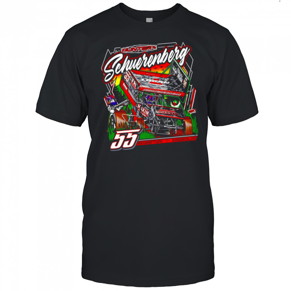 Logan Schuerenberg car driver Hunter Schuerenberg 55 Sikeston Missouri shirt