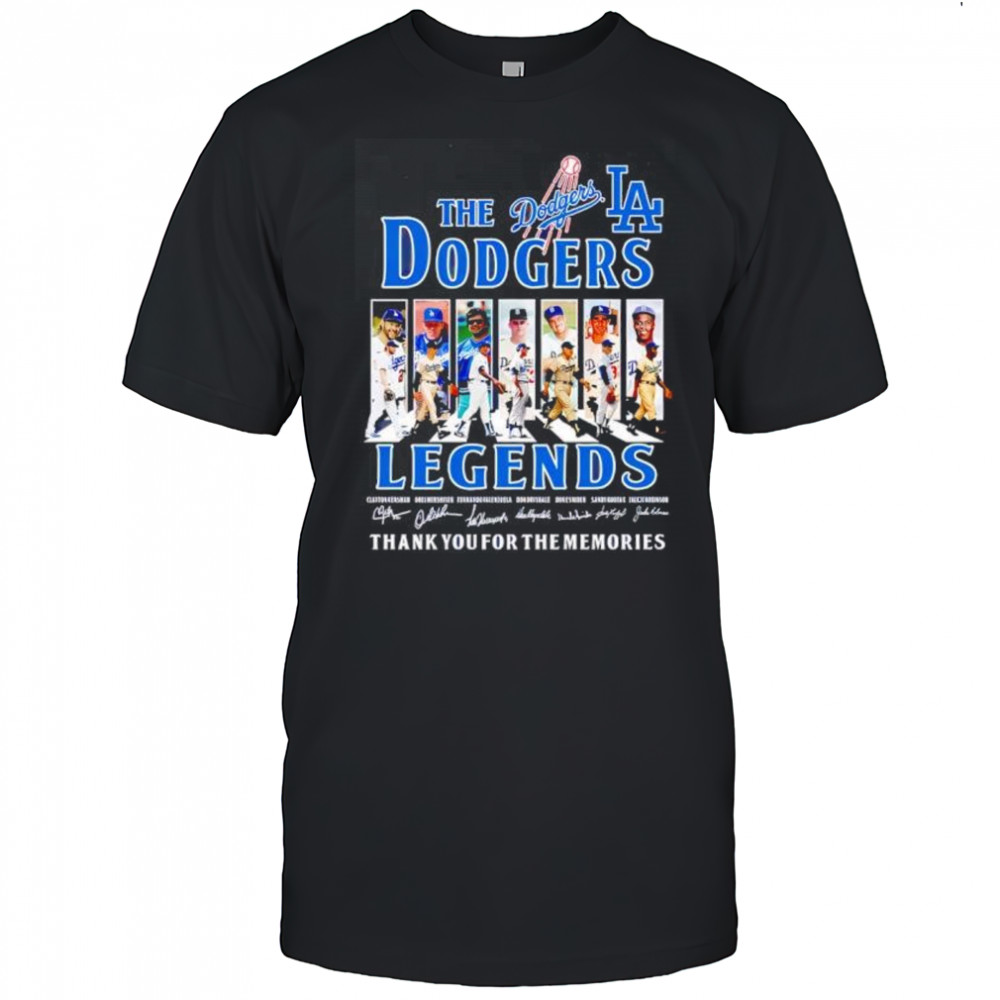 Los Angeles Dodgers 2025 MLB Legends Signatures poster shirt