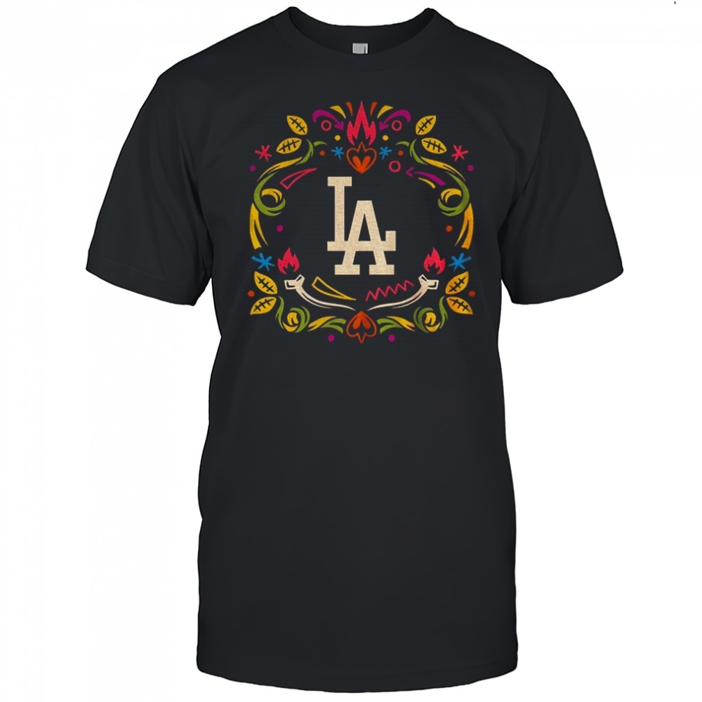 Los Angeles Dodgers New Era Día de los Muertos Washed MLB Baseball shirt