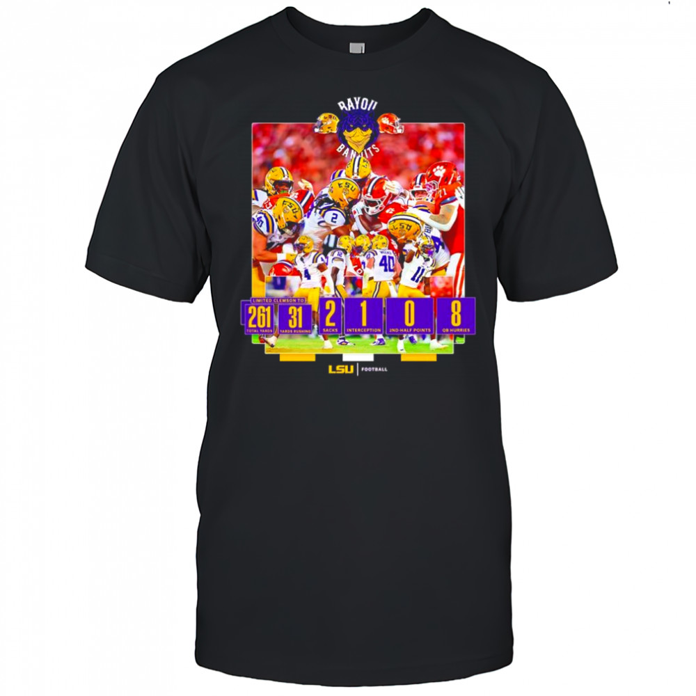 LSU Football Bayou Bandits 2025 shirt