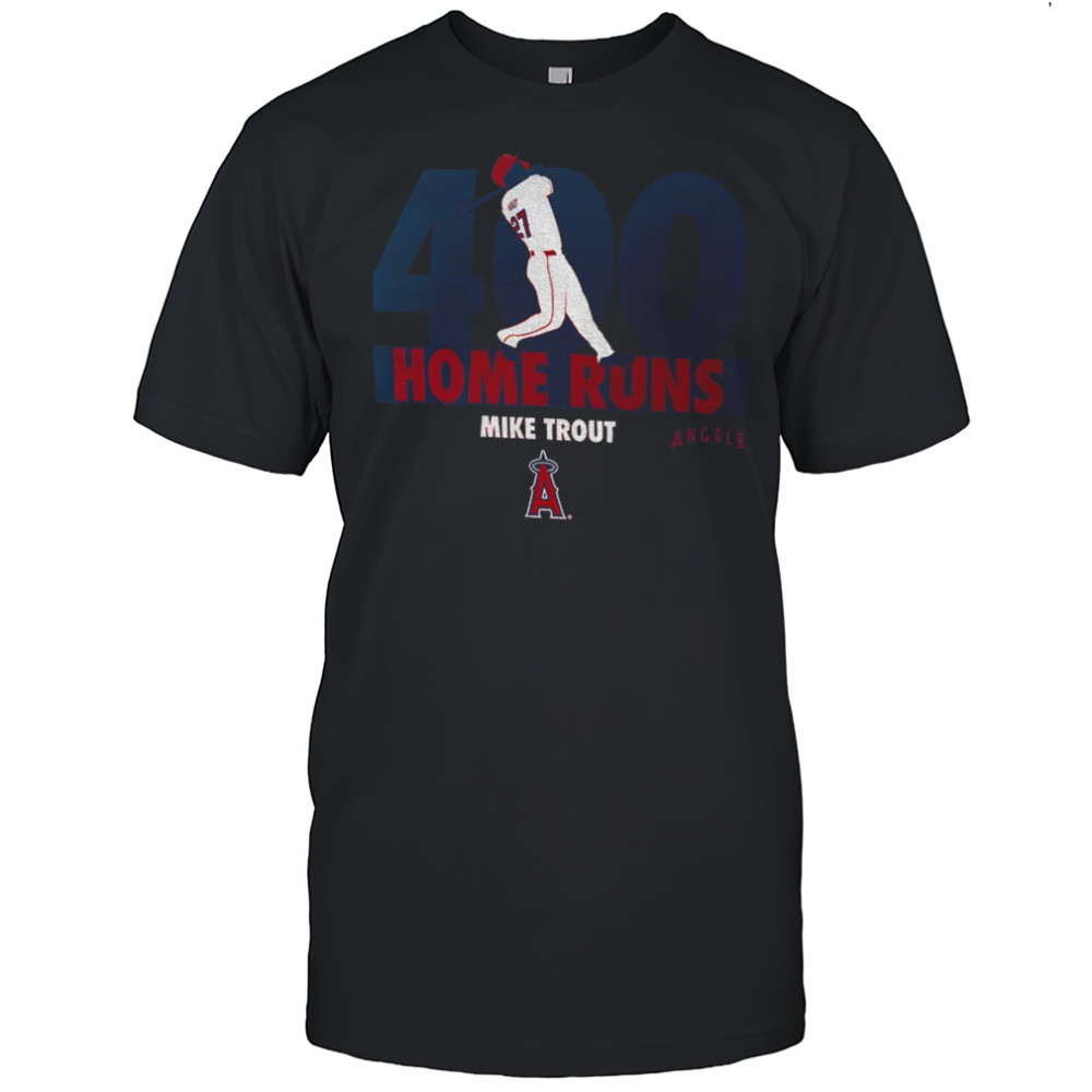 Mike Trout Los Angeles Angels 400 Career Home Runs shirt