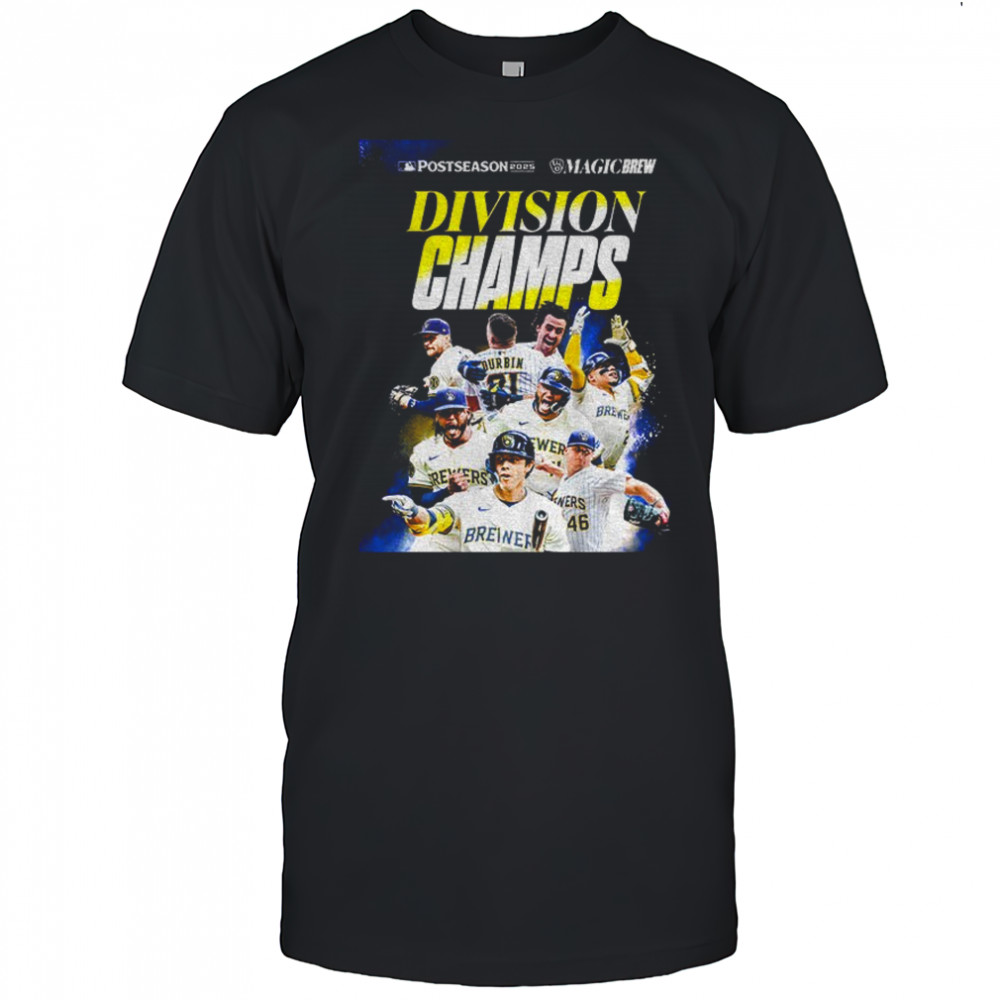Milwaukee Brewers Postseason Division Champs MLB 2025 shirt