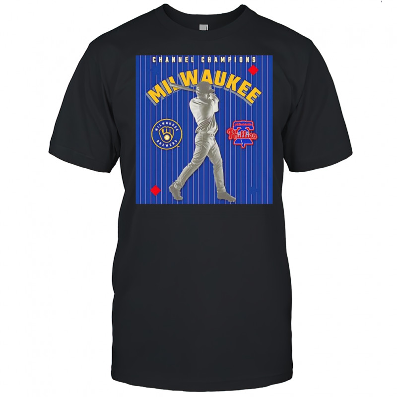 Milwaukee Brewers vs Philadelphia Phillies channel Champions 2025 shirt