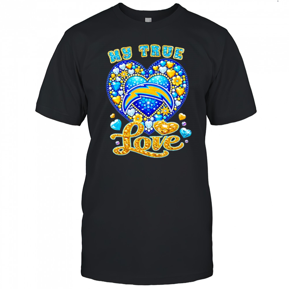 My True Love Los Angeles Chargers twinkle shirt