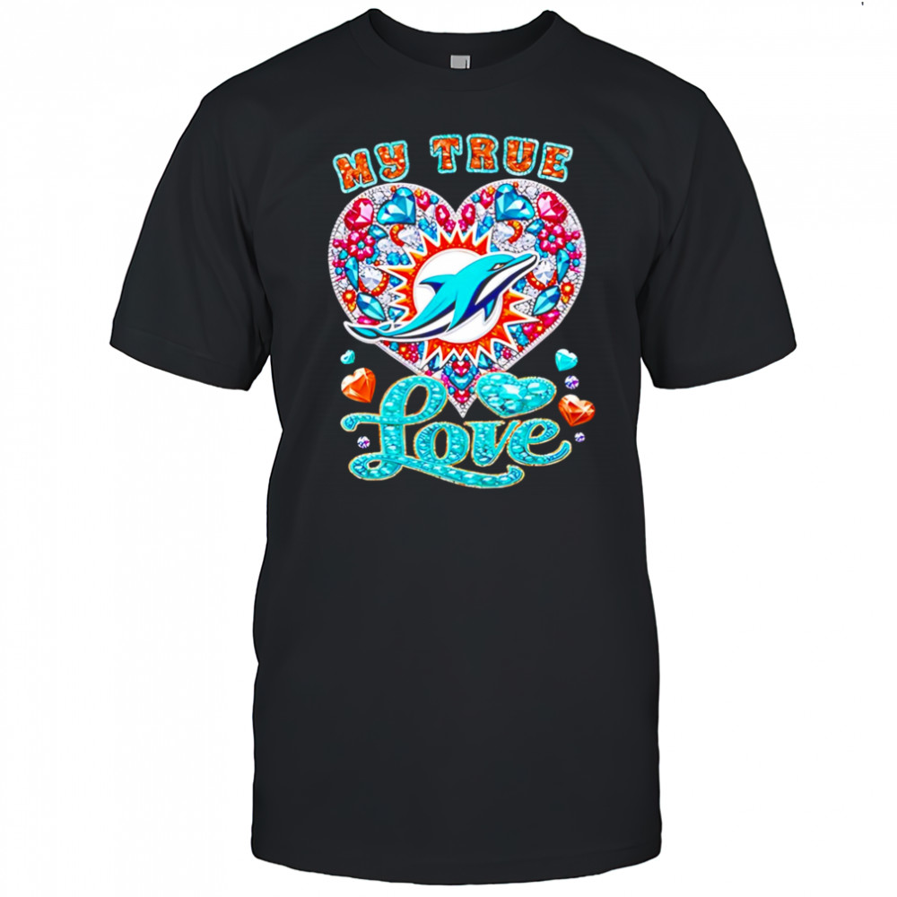 My True Love Miami Dolphins twinkle shirt