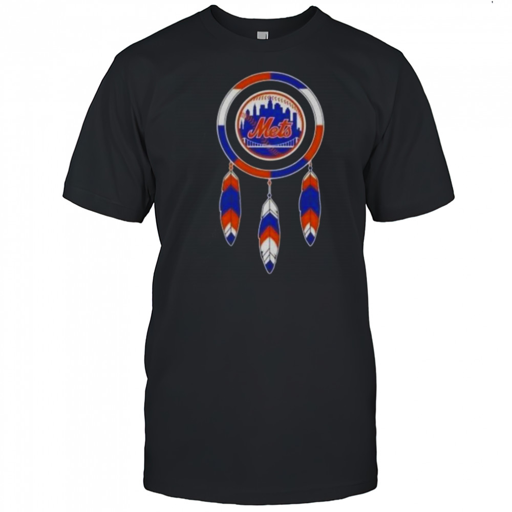 Native American Indians X New York Mets Baseball T-Shirt
