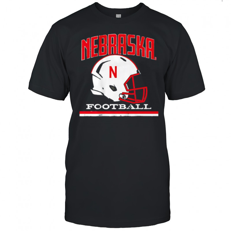 Nebraska Football classic helmet logo collegiate sport shirt