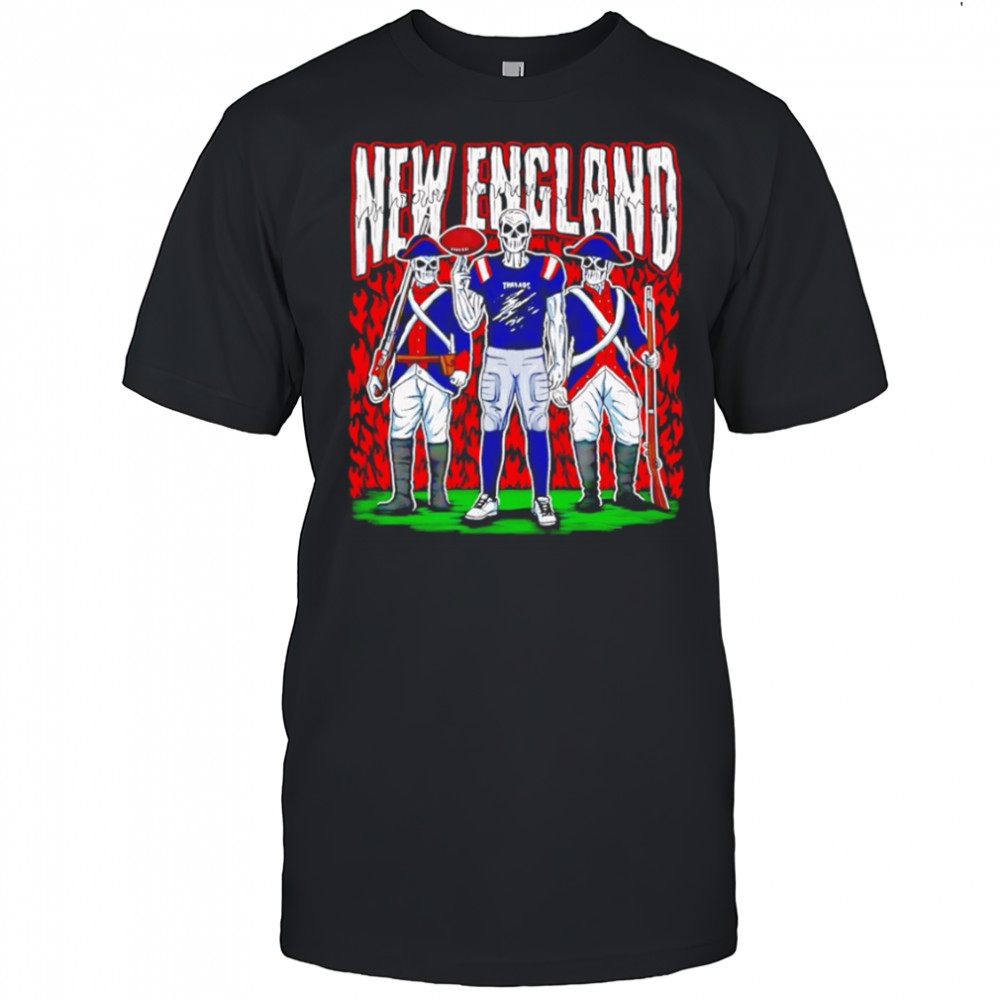 New England Patriots Revolutionary War Skeletons Football shirt