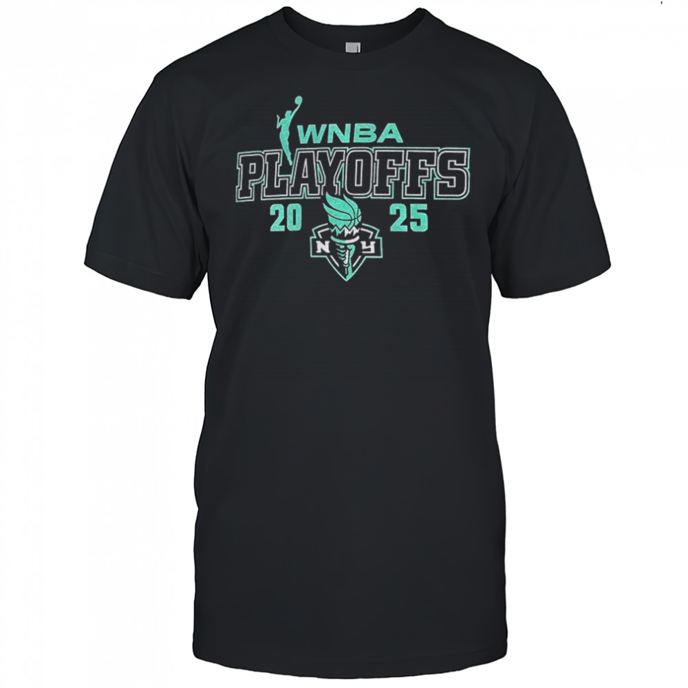 New York Liberty Basketball WNBA Playoffs 2025 logo shirt