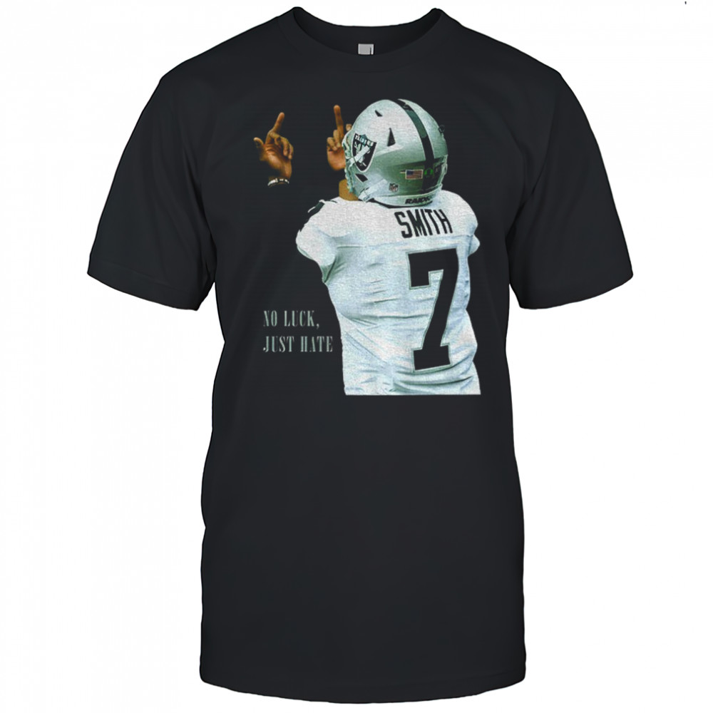 No luck just hate Geno Smith Flipping Off Fingers Up shirt