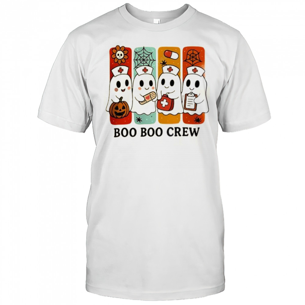 Nurse Ghost halloween boo boo crew shirt