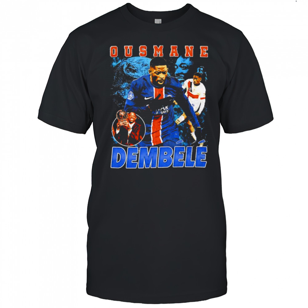 Ousmane Dembele Ballon d’or winner retro shirt