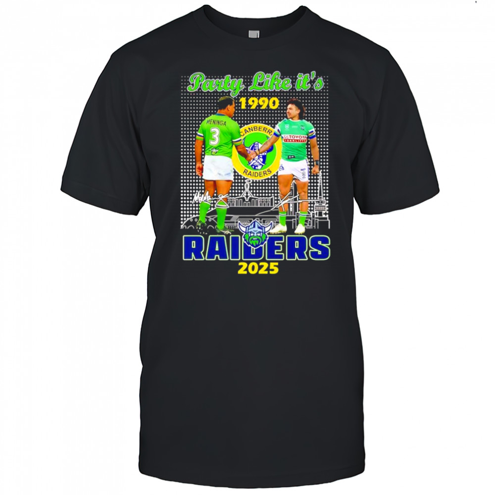 Party like it’s 1990 Canberra Raiders 2025 shirt