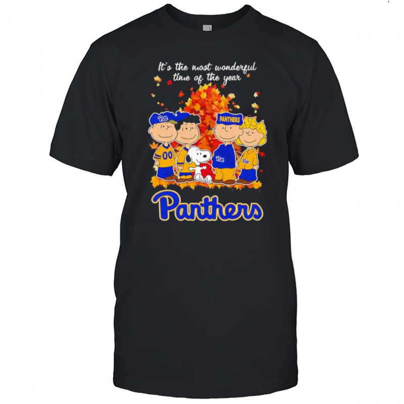 Peanuts it’s the most wonderful time of the year Pitt Panthers shirt