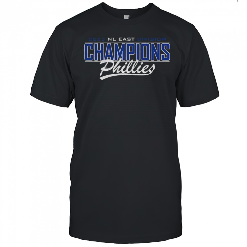 Philadelphia Phillies 2025 NL East Division Champions Baseball MLB shirt
