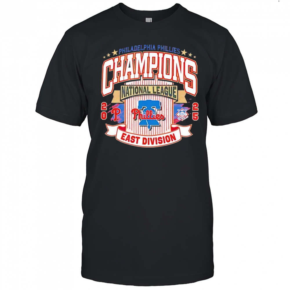 Philadelphia Phillies Champions National League East Division 2025 shirt