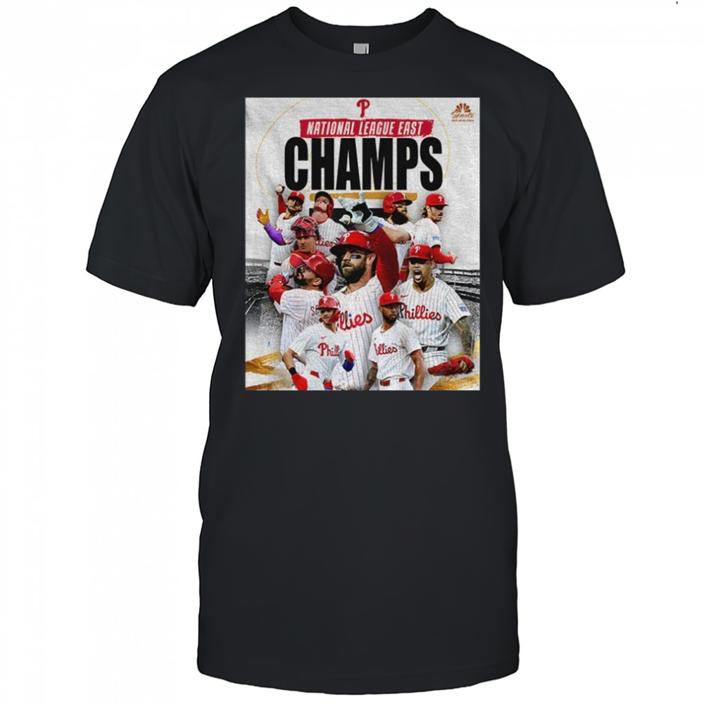 Philadelphia Phillies National league East Champ Red October MLB 2025 shirt