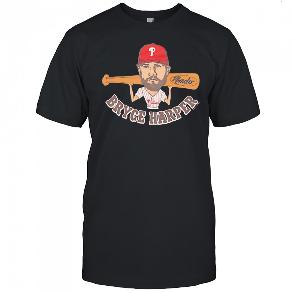 Phillies Bryce Harper Mondo caricature shirt