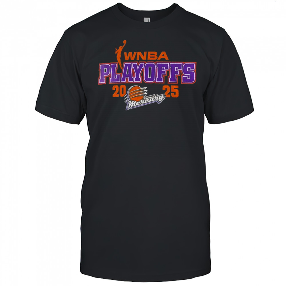 Phoenix Mercury Basketball WNBA Playoffs 2025 logo shirt