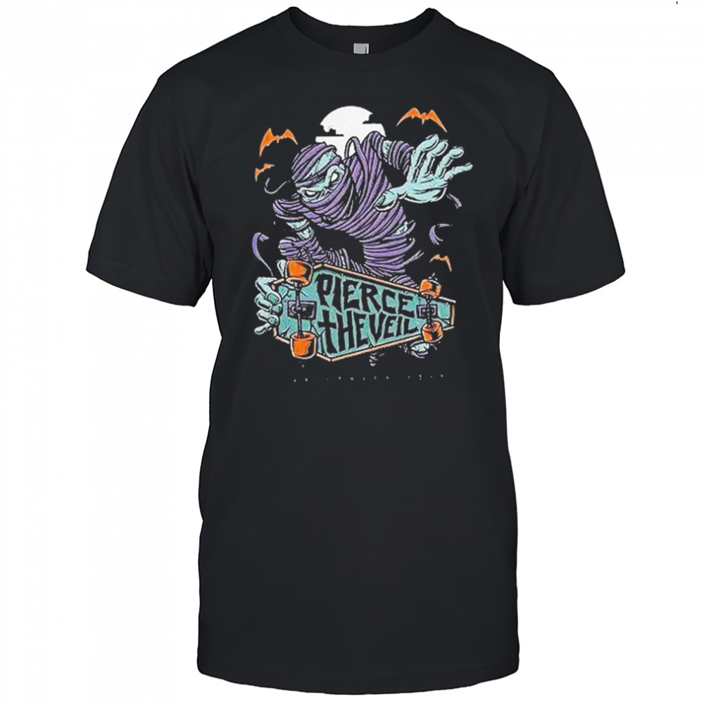 Pierce The Veil Mummy Skateboard Halloween T-shirt