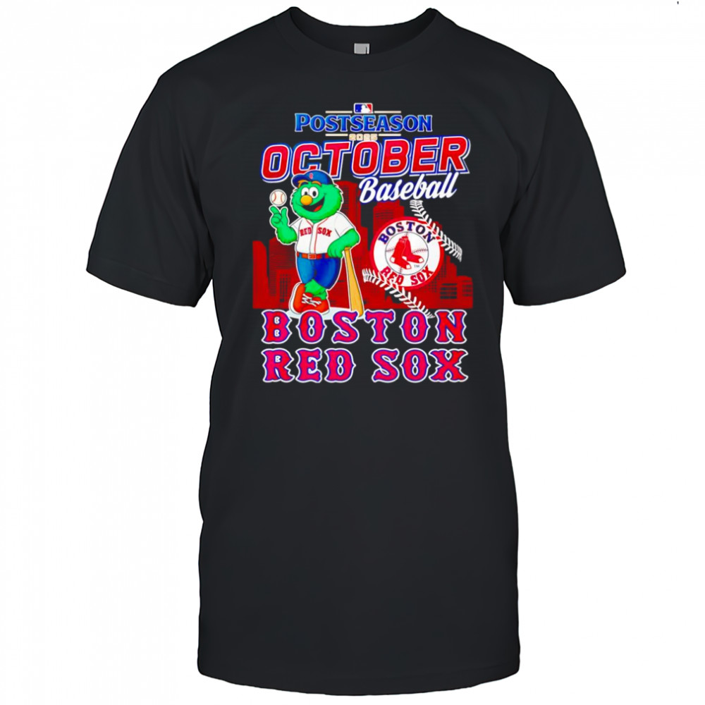 Postseason 2025 October baseball Boston Red Sox mascot shirt