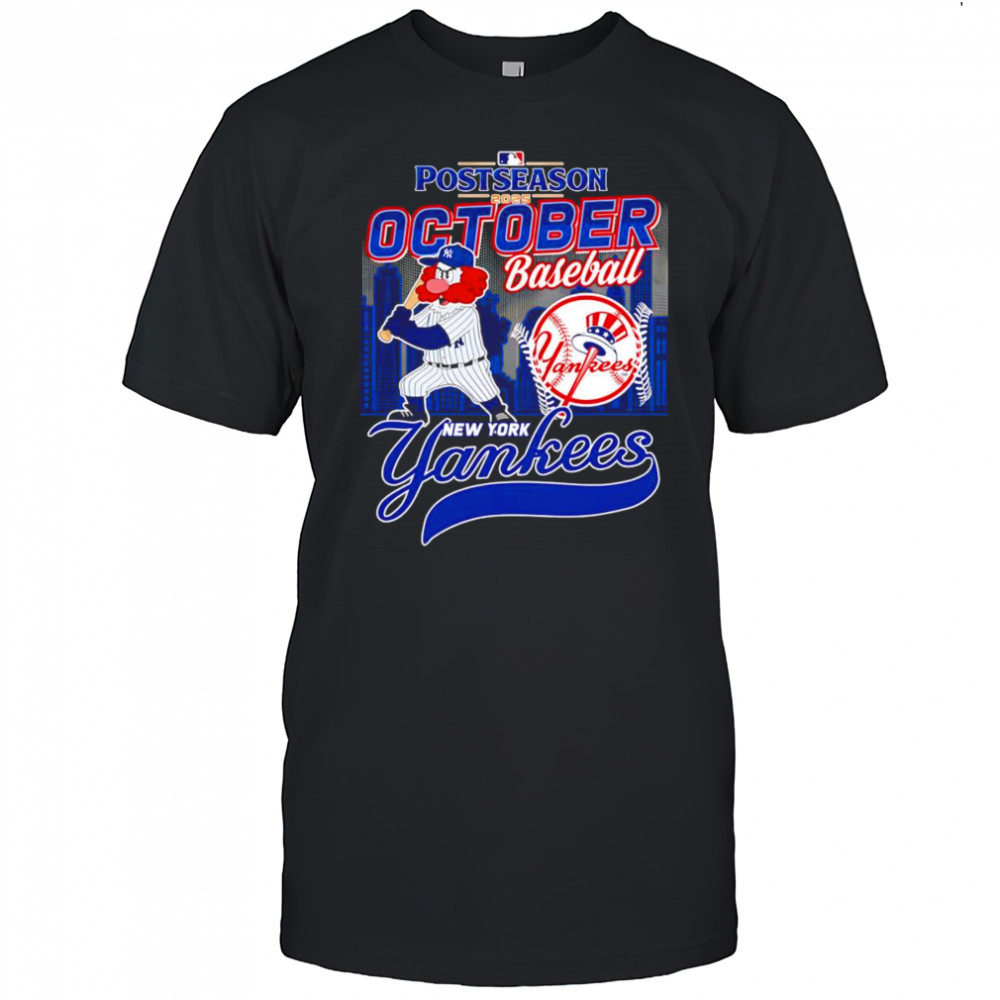 Postseason 2025 October baseball New York Yankees mascot shirt