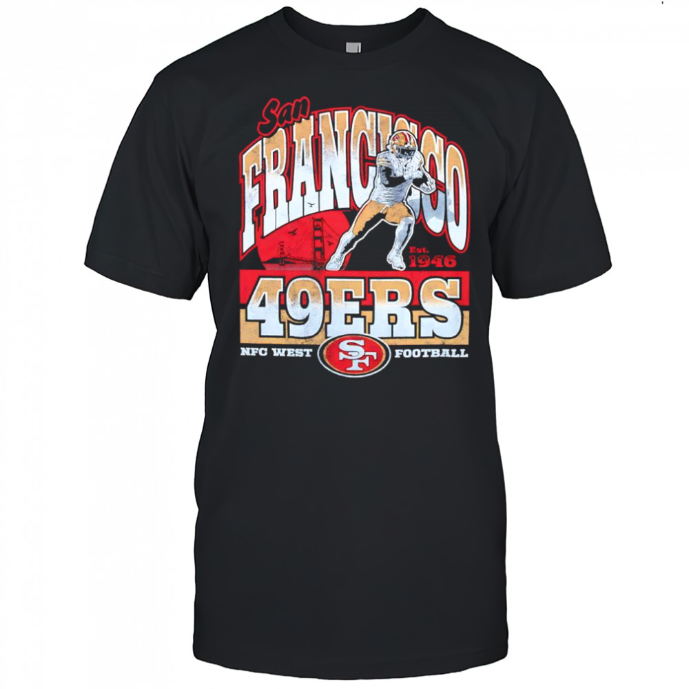 San Francisco 49ers Est 1946 NFC West football player logo shirt