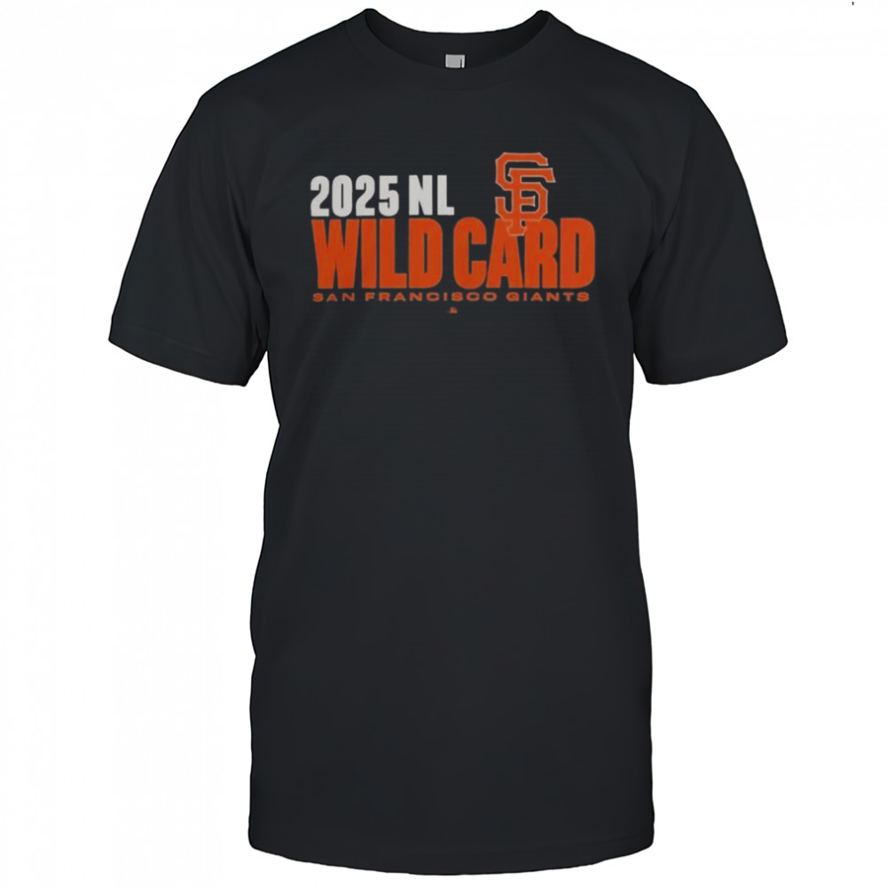 San Francisco Giants 2025 MLB Playoffs National League Wild Card T-Shirt