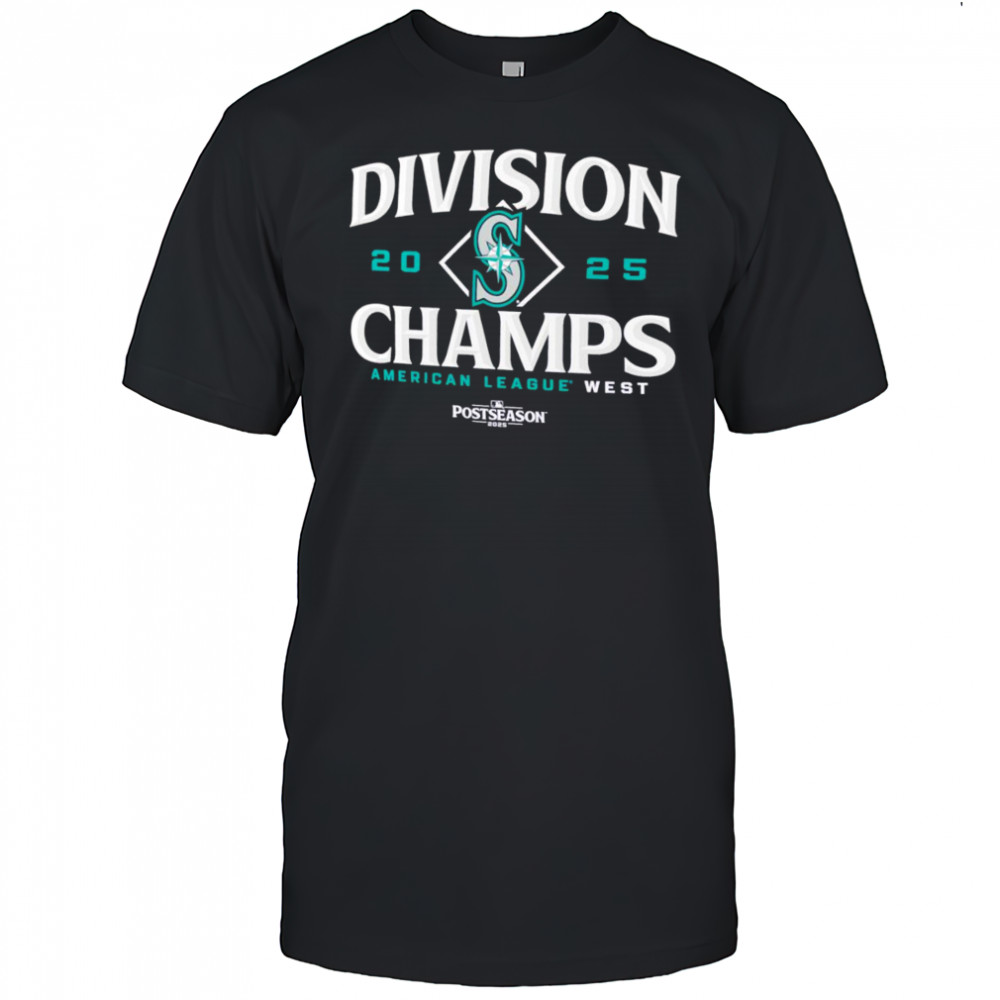 Seattle Mariners 2025 AL West Division Champions shirt