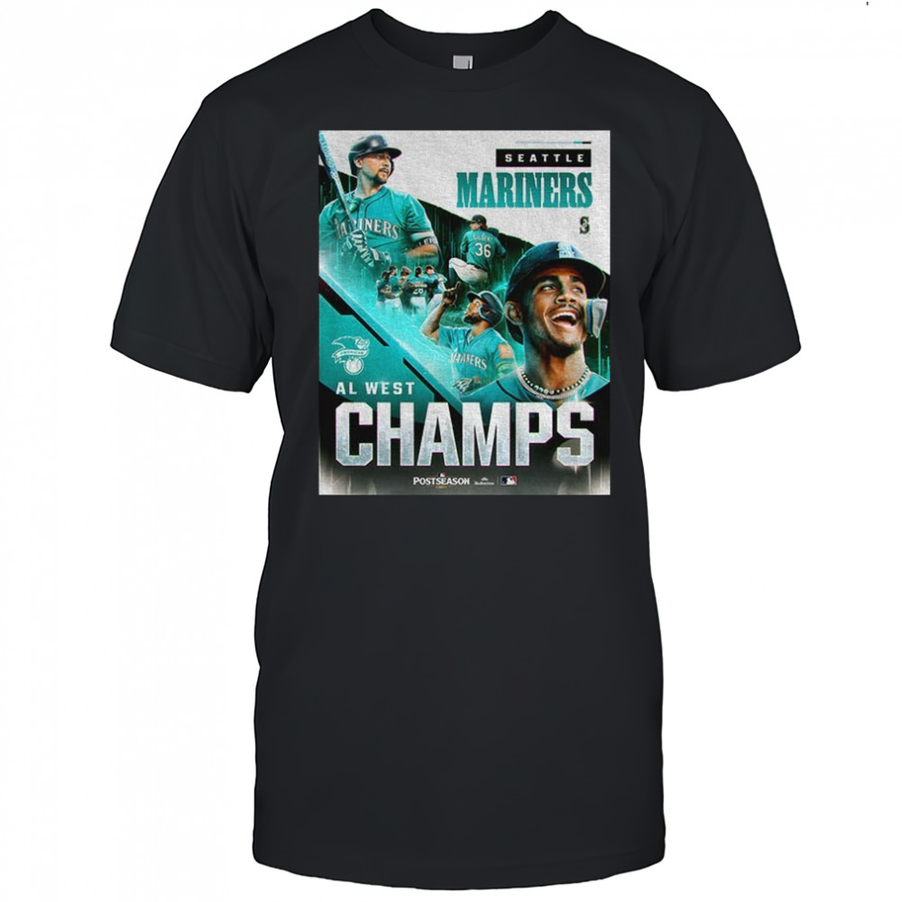Seattle Mariners MLB Baseball Players AL West Champs Postseason 2025 poster shirt