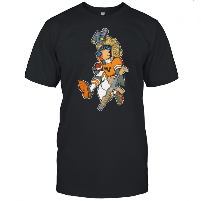 Smokey Tennessee Volunteers mascot Soldier shirt