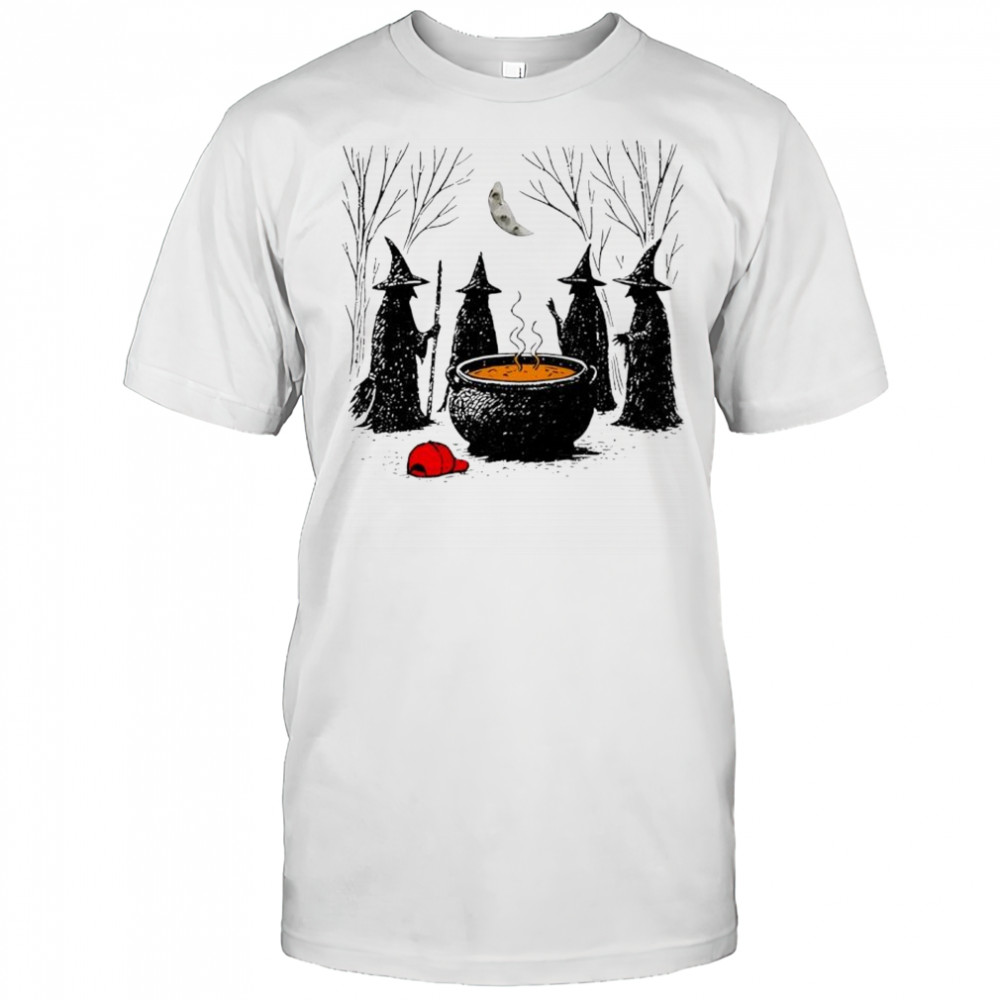 Spooky Witch Halloween Anti Trump shirt