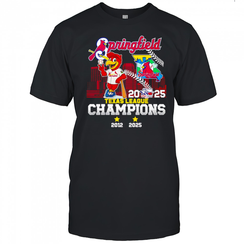 Springfield 2025 Texas League Champions mascot shirt