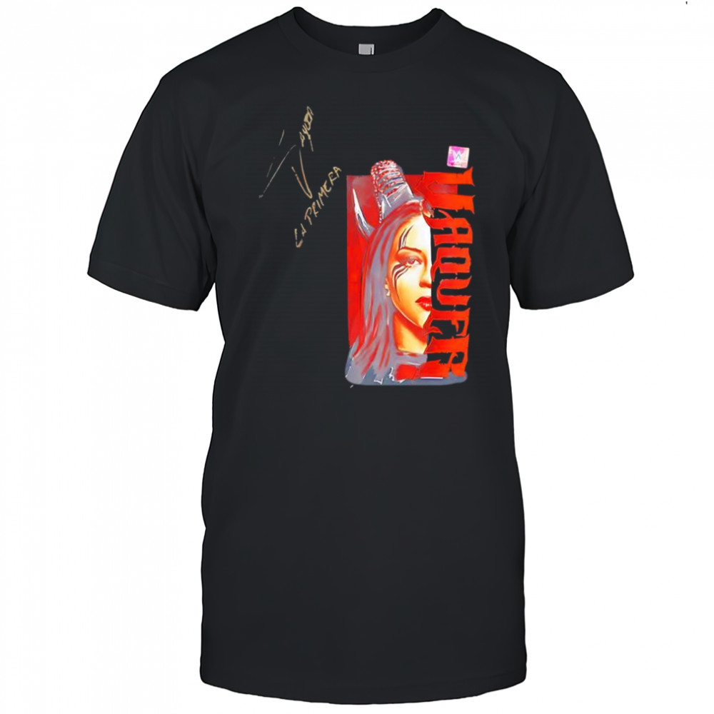 Stephanie Vaquer Autographed signature poster shirt